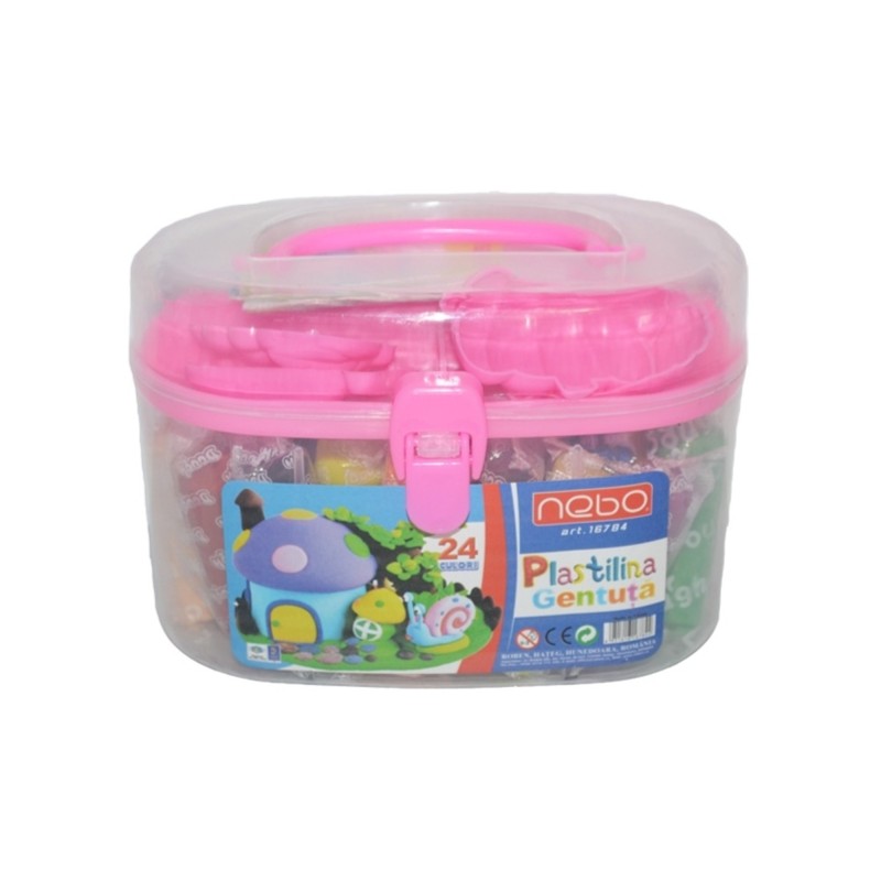 Plastelina Nebo, 24 culori, gentuta