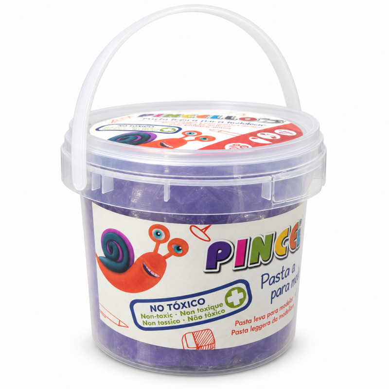 Plastilina Aerata Pincello 400 g, Mov, Galetusa