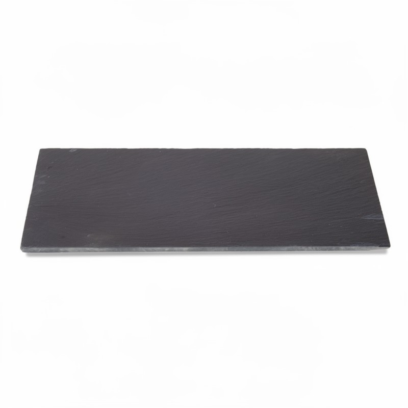 Platou Dreptunghiular din Ardezie Neagra 30 x 15 cm  Descriere scurta