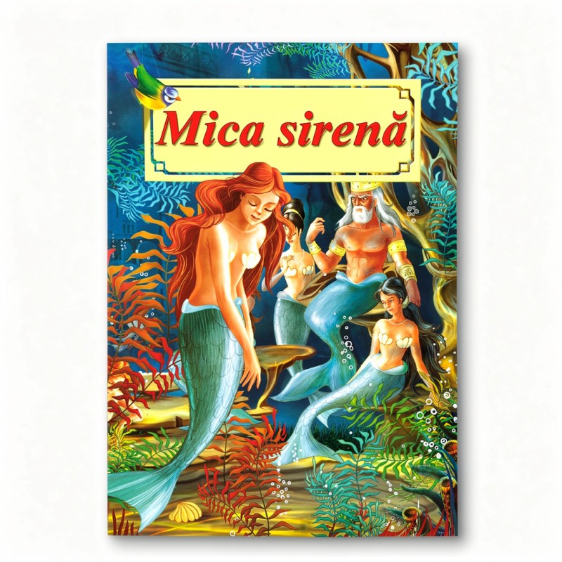 Poveste Ilustrata, Mica Sirena, A4, Editura Roxel