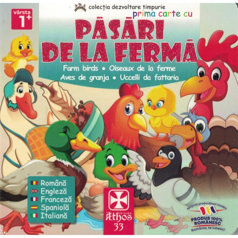 Prima carte cu pasari de la ferma, Editura Athos