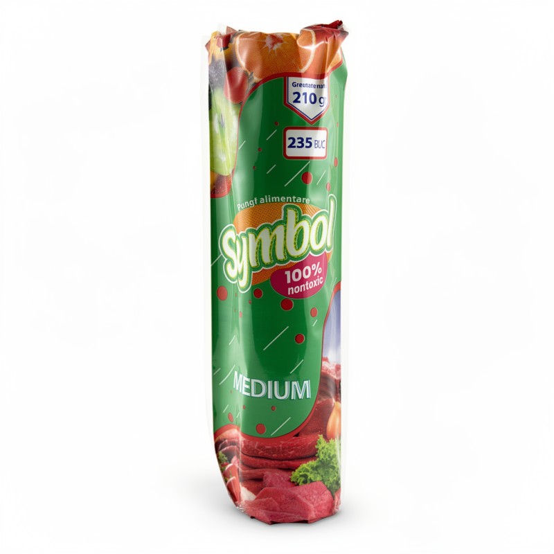 PUNGI ALIMENTARE - 2 KG | 29,5 X 25,1 CM | 235 BUC / ROLA
