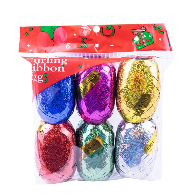 Rafie pentru legat baloane, 5 mm x 10 m, 6 buc/set