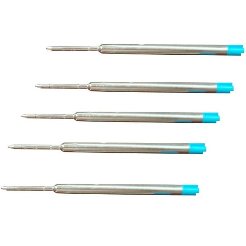 Rezerva pix tip Parker, x mm, metalic, albastru