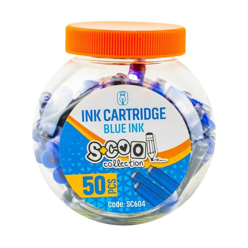 Rezerve stilou, 50 buc/borcan, S-COOL