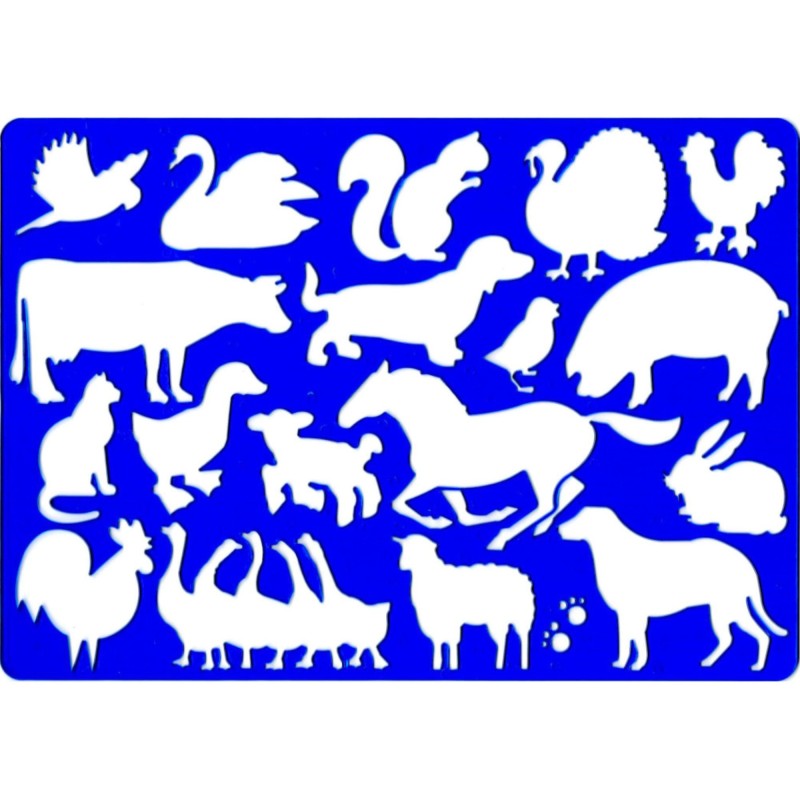 Sablon animale ferma, x modele, KOH-I-NOOR