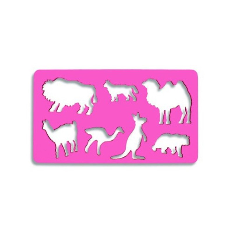 Sablon animale salbatice, 7 modele, KOH-I-NOOR
