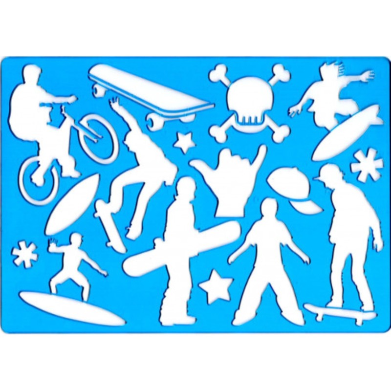 Sablon sport extrem, 16 modele, KOH-I-NOOR