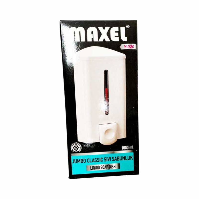 Savoniera lichid, 1000 ml, plastic, alb