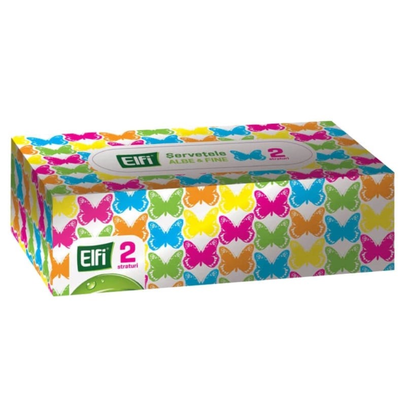 Servetele cutie Elfi, 2 straturi, 150 buc/set