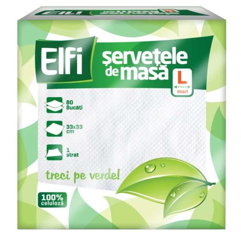 Servetele Elfi, mari, 33 x 33 cm