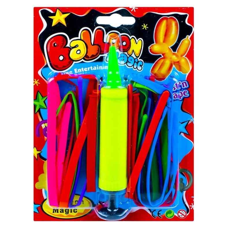 Set Baloane Modelabile Lungi cu Pompa