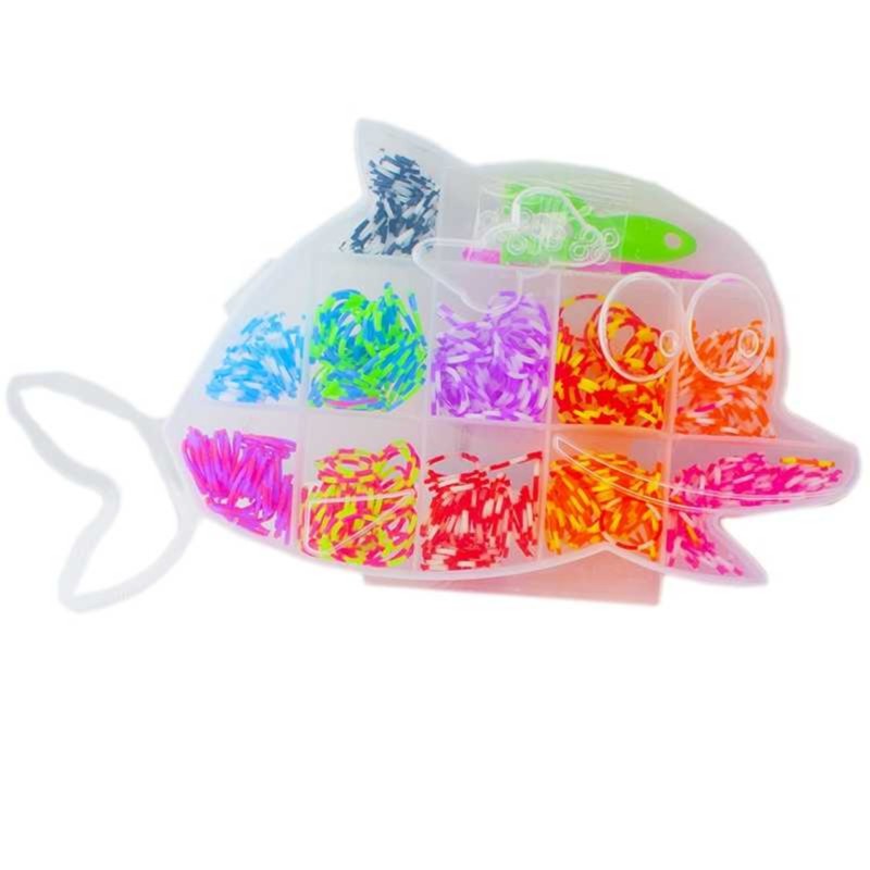 Set creative de elastice, 500 buc, ambalaj peste