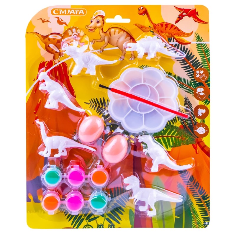 Set pentru pictat, dinozauri