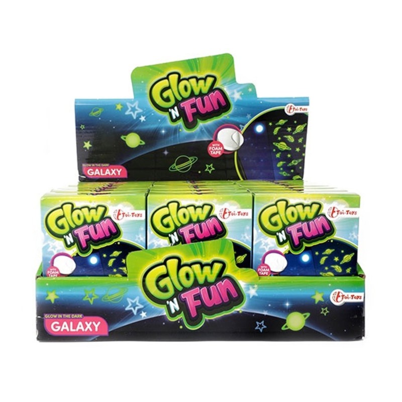 Sticker fosforescent Glow 'n Fun, spatiu, Toi-Toys