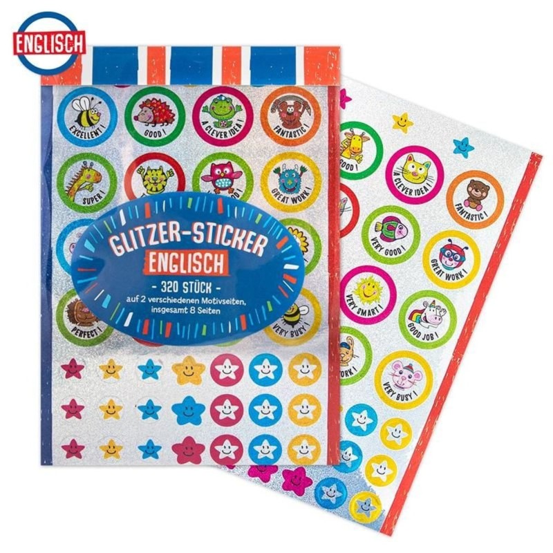 Stickere motivationale pentru elevi, Trendhaus, multicolor, 320 buc/set