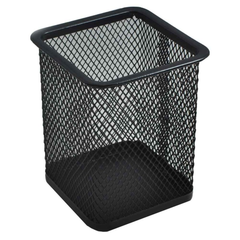 Suport accesorii birou, metal, patrat