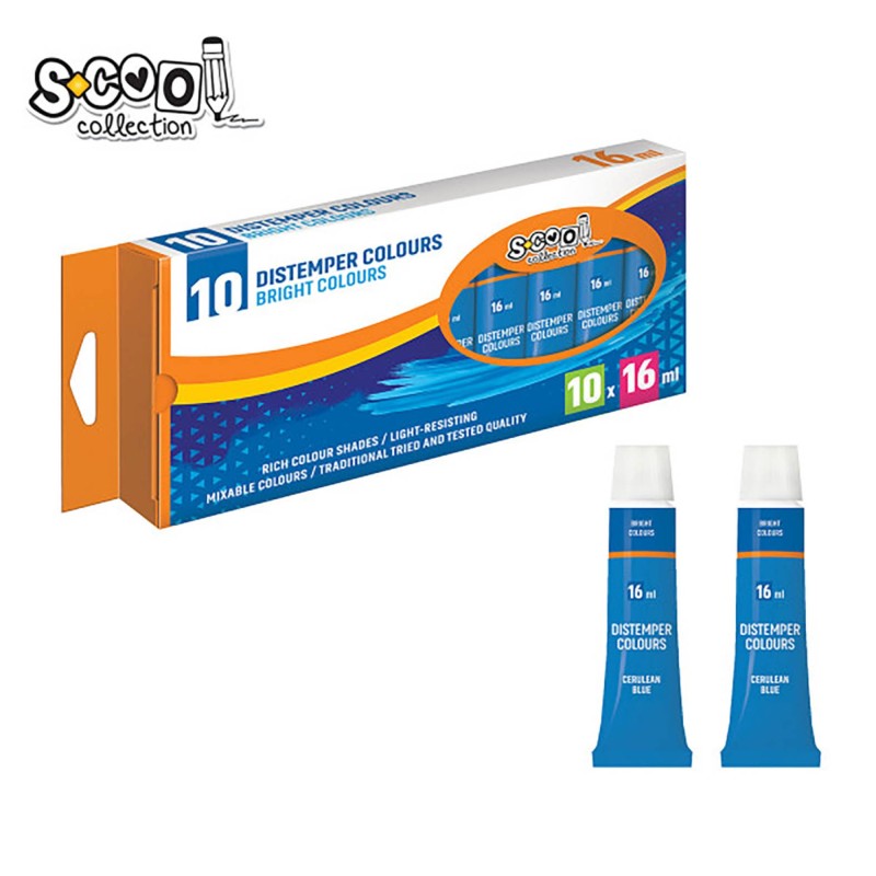 Tempera S-COOL, albastru, 16 ml