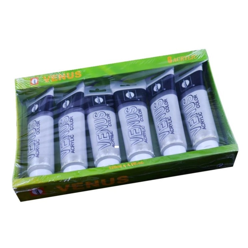 Tempera ulei Venus, metalizata, 120 ml/tub