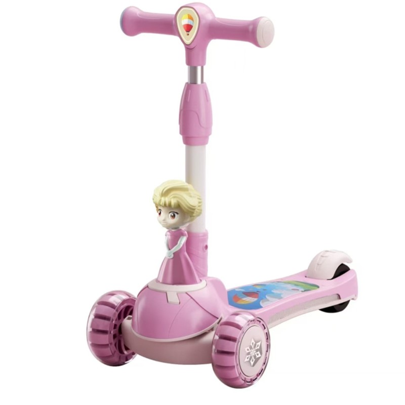 Trotineta fetita, cu roti silicon