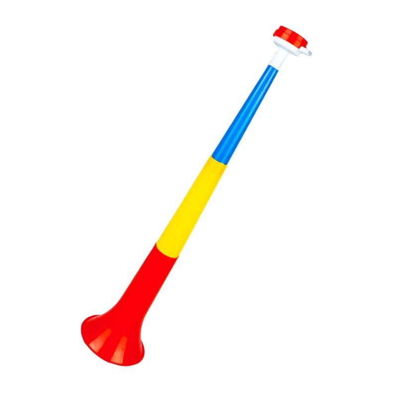 Vuvuzela, tricolora, plastic, 55 cm